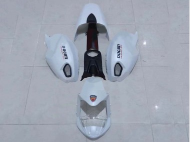 Custom 2008-2012 Ducati Monster 696 796 1100 1100S Motorcycle Fairing - White UK
