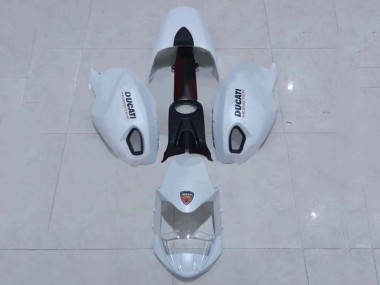 Custom 2008-2012 Ducati Monster 696 796 1100 1100S Motorcycle Fairing - White UK