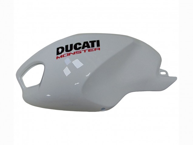 2008-2012 Ducati Monster 696 796 1100 1100S Motorcycle Fairings - White Red Glossy Black UK