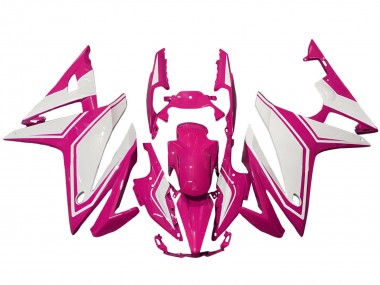 Custom 2016-2018 Honda CBR500R Motorcycle Fairings - Pink White UK