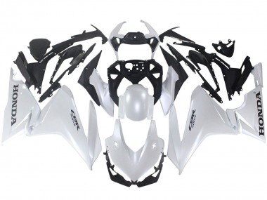 Custom 2022-2023 Honda CBR500R Motorcycle Fairings - Pearl White UK