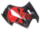 2002-2013 Honda VFR 800 Motorcycle Fairings - Glossy Black Red UK