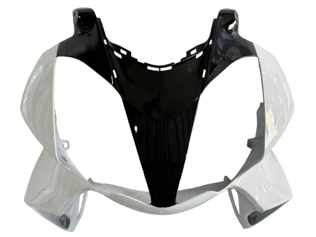 2002-2013 Honda VFR 800 Motorcycle Fairings - Pearl White Glossy Black Decal UK