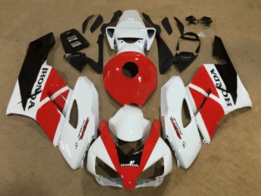 Custom 2004-2005 Honda CBR1000RR Motorcycle Fairings - White Red Glossy Black Fireblade UK