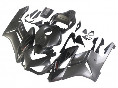 Custom 2004-2005 Honda CBR1000RR Motorcycle Fairings - Glossy Grey Glossy Black UK