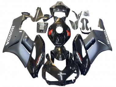 Custom 2004-2005 Honda CBR1000RR Motorcycle Fairings - Glossy Black Matte Grey Red Fireblade UK