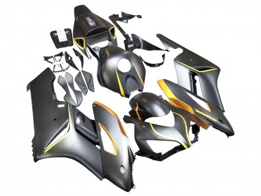 Custom 2004-2005 Honda CBR1000RR Motorcycle Fairings - Matte Grey Gold UK