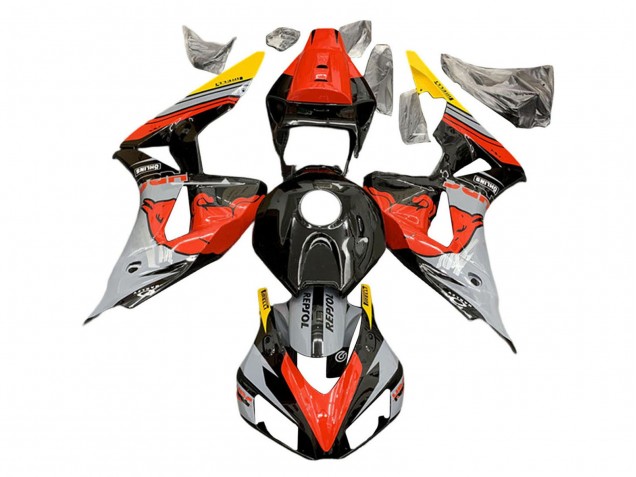 2006-2007 Honda CBR1000RR Motorcycle Fairings - Nardo Grey Red Yellow Glossy Black Red Bull Repsol HRC UK