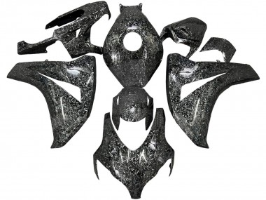Custom 2008-2011 Honda CBR1000RR Motorcycle Fairings - Black Forged Carbon Fiber UK