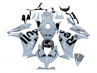 Custom 2012-2016 Honda CBR1000RR Motorcycle Fairings - Light Grey Glossy Black Red Bull UK