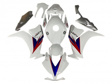 Custom 2012-2016 Honda CBR1000RR Motorcycle Fairings - White Red Blue HRC UK