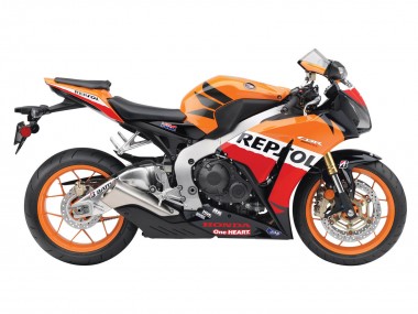 Custom 2012-2016 Honda CBR1000RR Motorcycle Fairings - Orange White Red Repsol UK