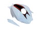 2012-2016 Honda CBR1000RR Motorcycle Fairings - White Glossy Black UK