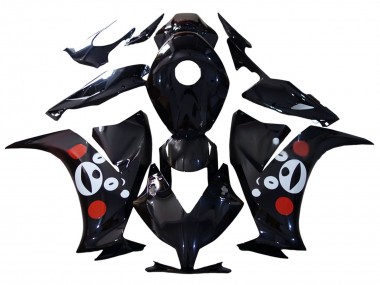Custom 2012-2016 Honda CBR1000RR Motorcycle Fairings - Glossy Black Bear UK