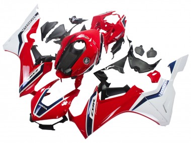 Custom 2017-2023 Honda CBR1000RR Motorcycle Fairings - White Red Dark Blue Fireblade UK