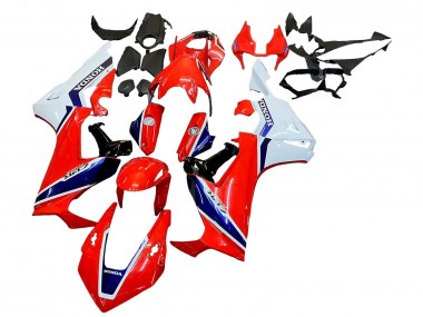Custom 2017-2023 Honda CBR1000RR Motorcycle Fairing Kits - White Red Blue UK