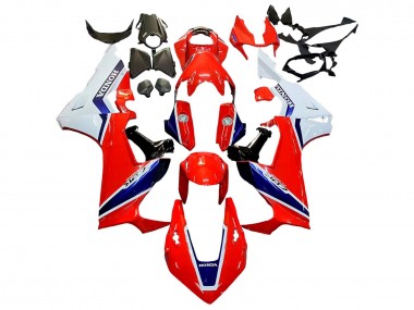 Custom 2017-2023 Honda CBR1000RR Motorcycle Fairing Kits - White Red Blue UK