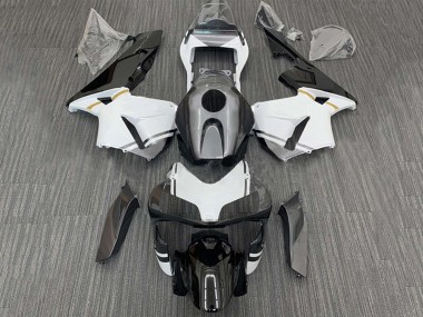 Custom 2003-2004 Honda CBR600RR Motorcycle Fairings - White Glossy Black Matte Black UK