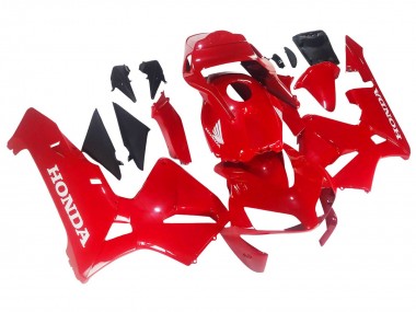 Custom 2003-2004 Honda CBR600RR Motorcycle Fairings - Red UK