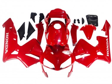Custom 2003-2004 Honda CBR600RR Motorcycle Fairings - Red UK