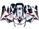 2003-2004 Honda CBR600RR Motorcycle Fairings - White Red Glossy Black DENSO Rimont UK