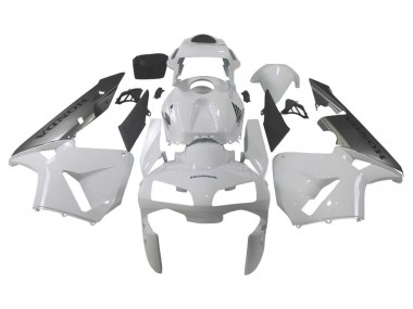 Custom 2003-2004 Honda CBR600RR Motorcycle Fairing - Silver White UK