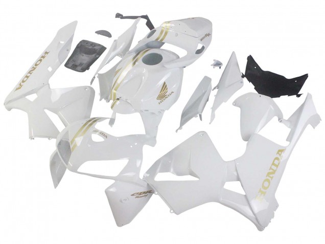 2005-2006 Honda CBR600RR Motorcycle Fairings - White Gold UK