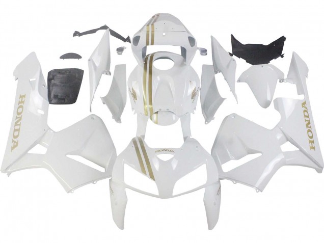 2005-2006 Honda CBR600RR Motorcycle Fairings - White Gold UK