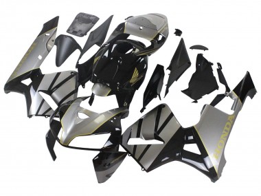 Custom 2005-2006 Honda CBR600RR Motorcycle Fairing - Grey Black UK