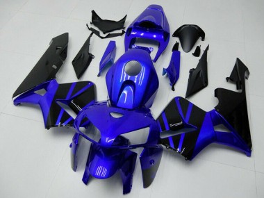 Custom 2005-2006 Honda CBR600RR Motorcycle Fairing - Blue Black UK