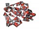 2005-2006 Honda CBR600RR Motorcycle Fairings - Black with Red Grey Camouflage UK