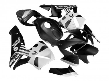 Custom 2005-2006 Honda CBR600RR Bike Fairings - Black White UK