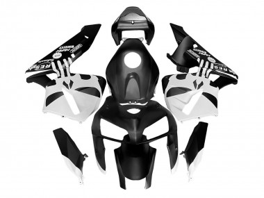 Custom 2005-2006 Honda CBR600RR Bike Fairings - Black White UK