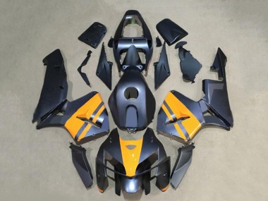 Custom 2005-2006 Honda CBR600RR Motorcycle Fairings - Black Yellow UK