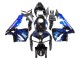 2005-2006 Honda CBR600RR Motorcycle Fairing - Glossy Black Blue Flame UK