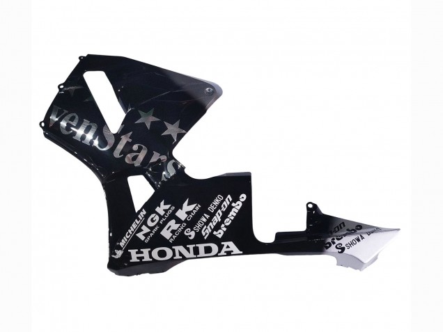 2005-2006 Honda CBR600RR Motorcycle Fairings - Black Silver SevenStars UK
