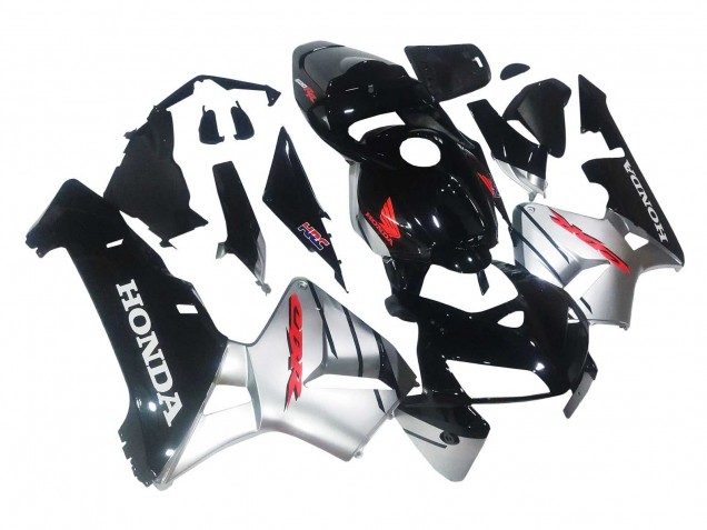 2005-2006 Honda CBR600RR Motorcycle Fairings - Silver Black UK