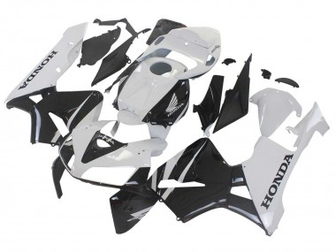 Custom 2005-2006 Honda CBR600RR Motorcycle Fairings - Black White UK