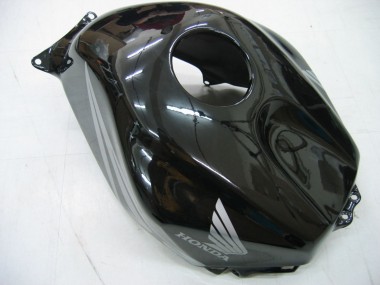 Custom 2005-2006 Honda CBR600RR Motorcycle Fairings - Glossy Black Grey Flame UK