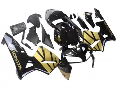 Custom 2005-2006 Honda CBR600RR Motorcycle Fairing - Black Gold UK