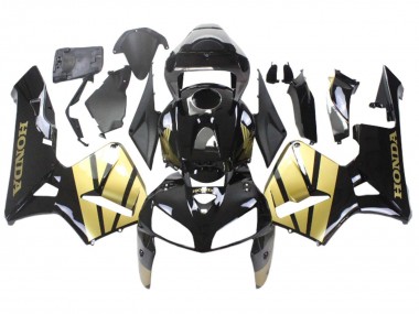 Custom 2005-2006 Honda CBR600RR Motorcycle Fairing - Black Gold UK