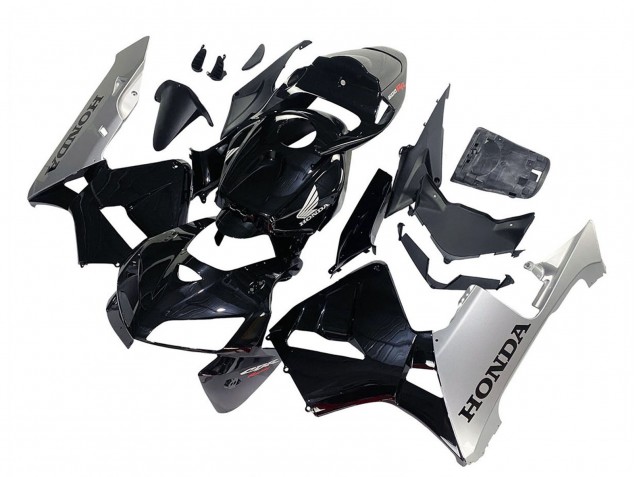 2005-2006 Honda CBR600RR Motorcycle Fairing - Black Silver UK