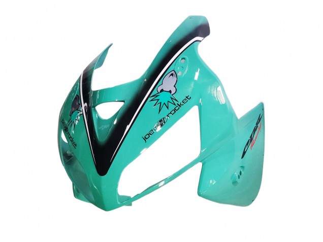 2005-2006 Honda CBR600RR Motorcycle Fairings - Light Green White Glossy Black Joe Rocket UK