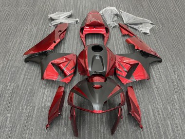 Custom 2005-2006 Honda CBR600RR Motorcycle Fairings - Red Black UK