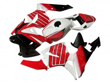 Custom 2005-2006 Honda CBR600RR Motorcycle Fairing - Red White Black UK