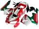 2005-2006 Honda CBR600RR Motorcycle Fairings - Red White Green UK