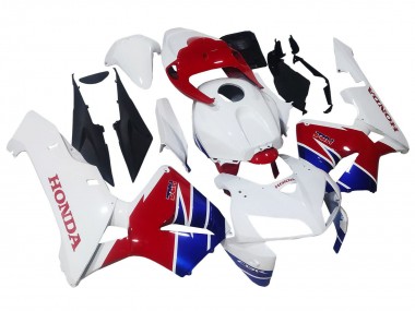 Custom 2005-2006 Honda CBR600RR Motorcycle Fairings - White Blue Red UK