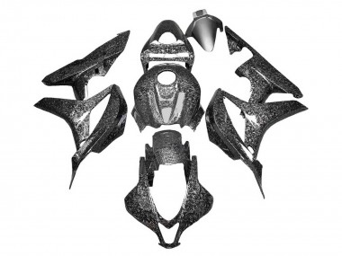 Custom 2007-2008 Honda CBR600RR Motorcycle Fairings - Black Forged Carbon Fiber UK