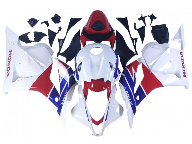 2009-2012 Honda CBR600RR Motorcycle Fairings - White Red Blue UK