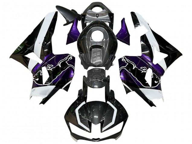 2013-2026 Honda CBR600RR Motorcycle Fairings - Black Carbon Fiber White Purple Red Bull UK
